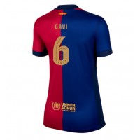 Dres Barcelona Paez Gavi #6 Domáci pre Ženy 2024-25 Krátky Rukáv